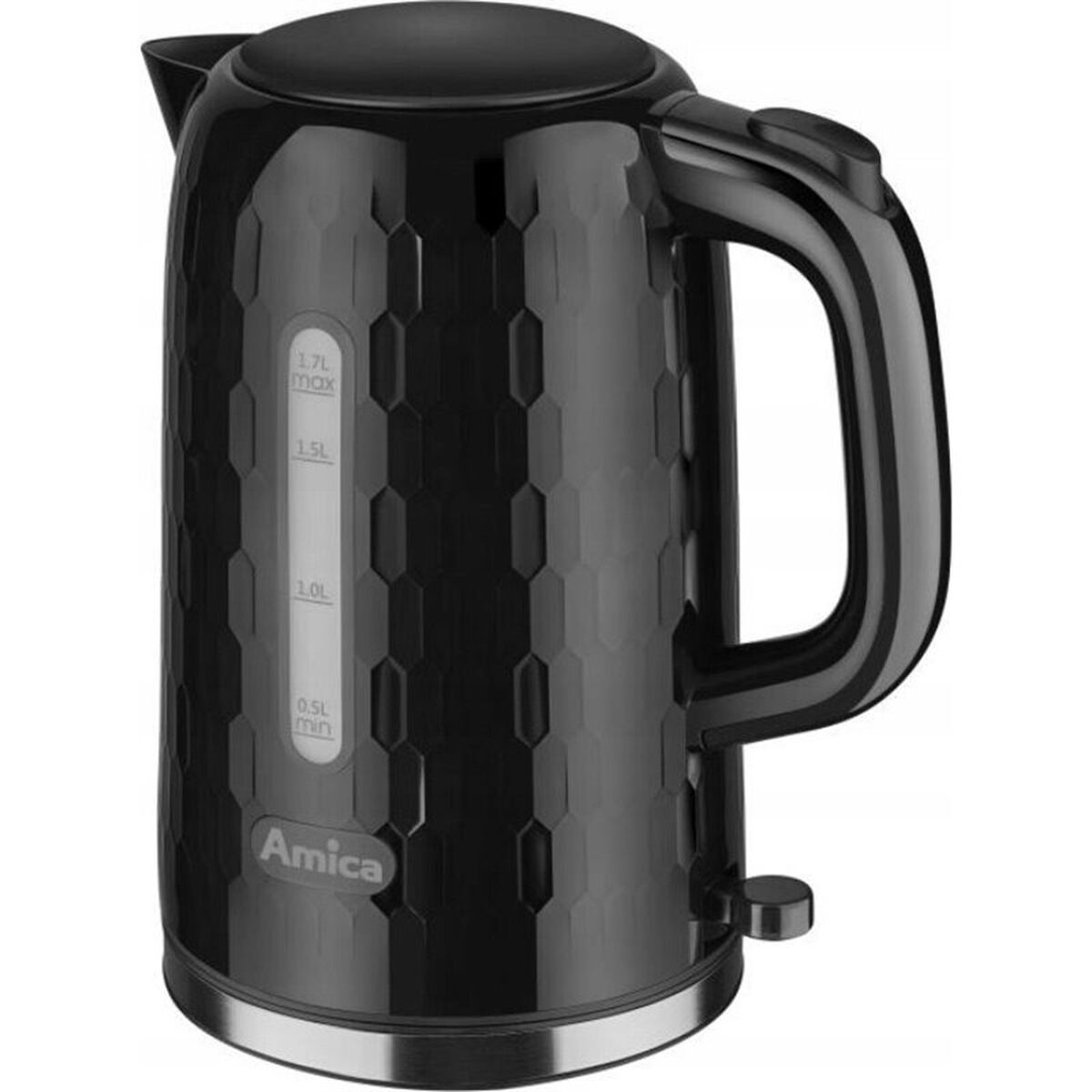 Kettle Amica KM 3010 Black Plastic 2200 W 1,7 L Amica