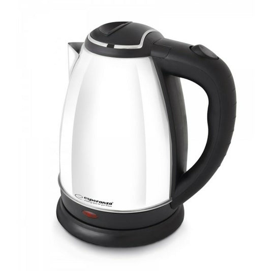 Kettle Esperanza EKK113W White Black Stainless steel Plastic 1800 W 1,8 L Esperanza