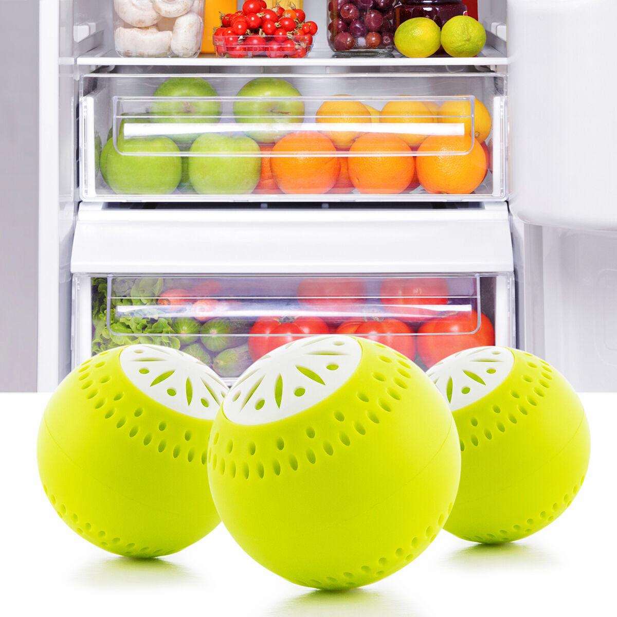 Fridge Eco Balls InnovaGoods 3 Units InnovaGoods