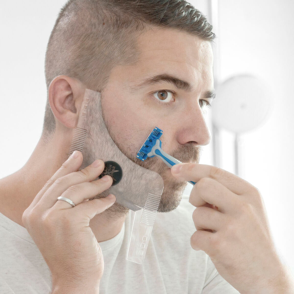 Hipster Barber Beard Template for Shaving InnovaGoods InnovaGoods