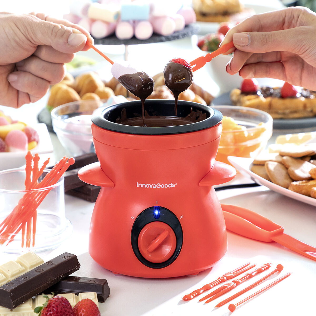 Chocolate Fondue with Accessories Fonlat InnovaGoods InnovaGoods