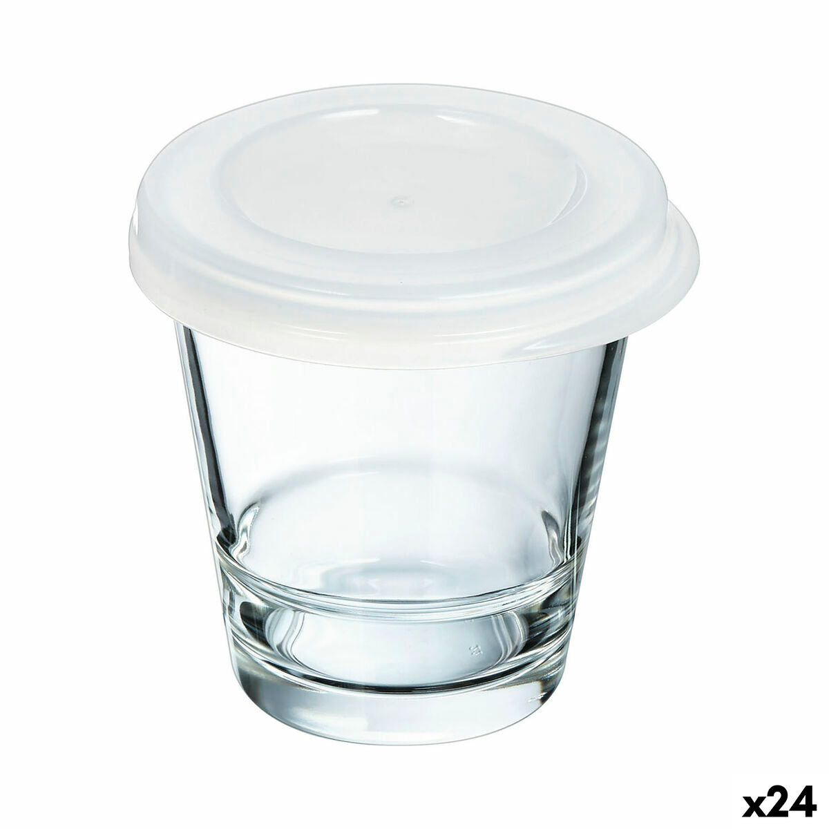 Glass with Lid Arcoroc So Urban Transparent Glass 260 ml (24 Units) Arcoroc