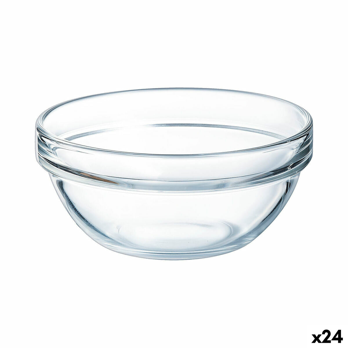 Bowl Luminarc Apilable Transparent Glass (24 Units) Luminarc