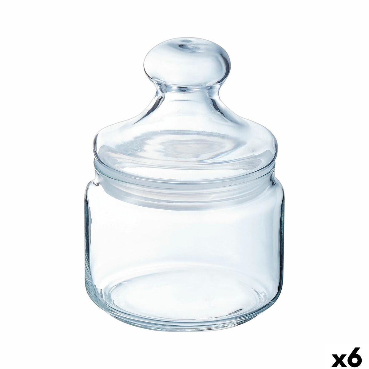 Jar Luminarc Club Transparent Glass 500 ml (6 Units) Luminarc