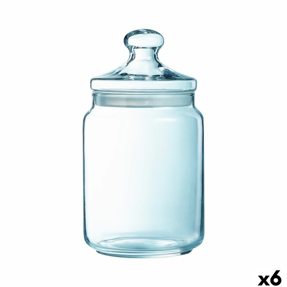 Jar Luminarc Club Transparent Glass 2 L (6 Units) Luminarc