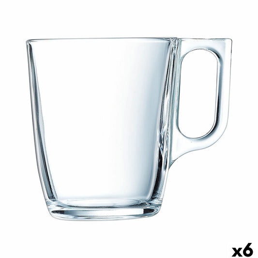 Mug Arcoroc Voluto Transparent 250 ml (6 Units) Arcoroc