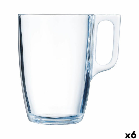 Mug Luminarc Nuevo Transparent 400 ml (6 Units) Luminarc