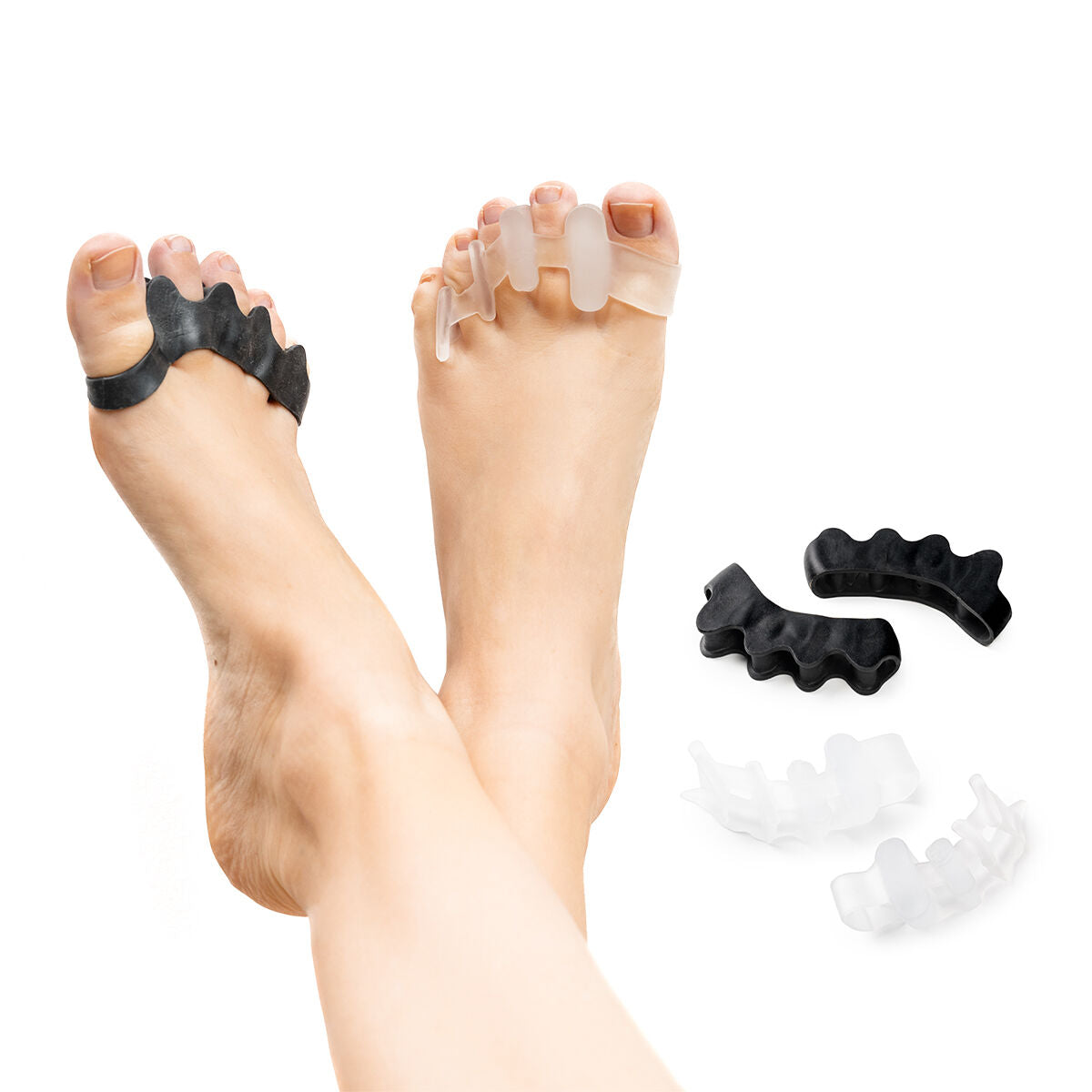 Toe Separators for Relaxation and Sport Toelax InnovaGoods 4 Units InnovaGoods